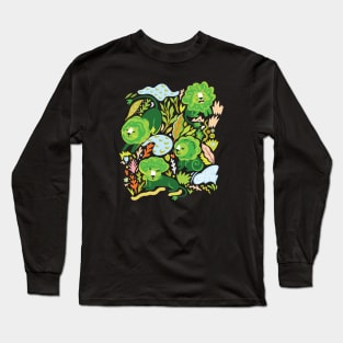 Lion broccoli Long Sleeve T-Shirt